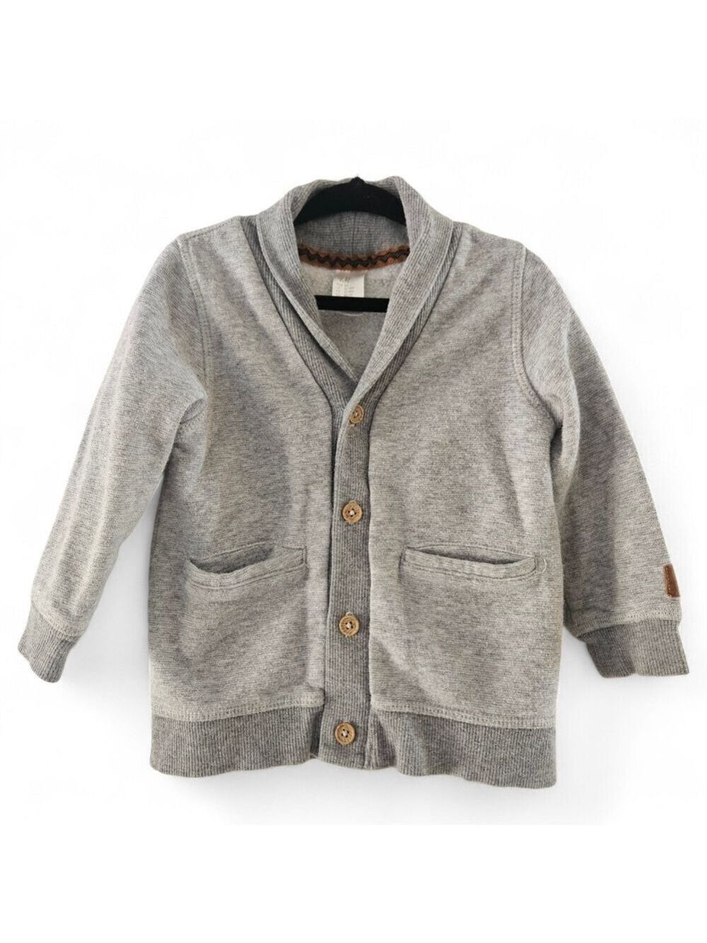 5/$25 H&M Toddler Grey Button Cardigan 12–18 Months